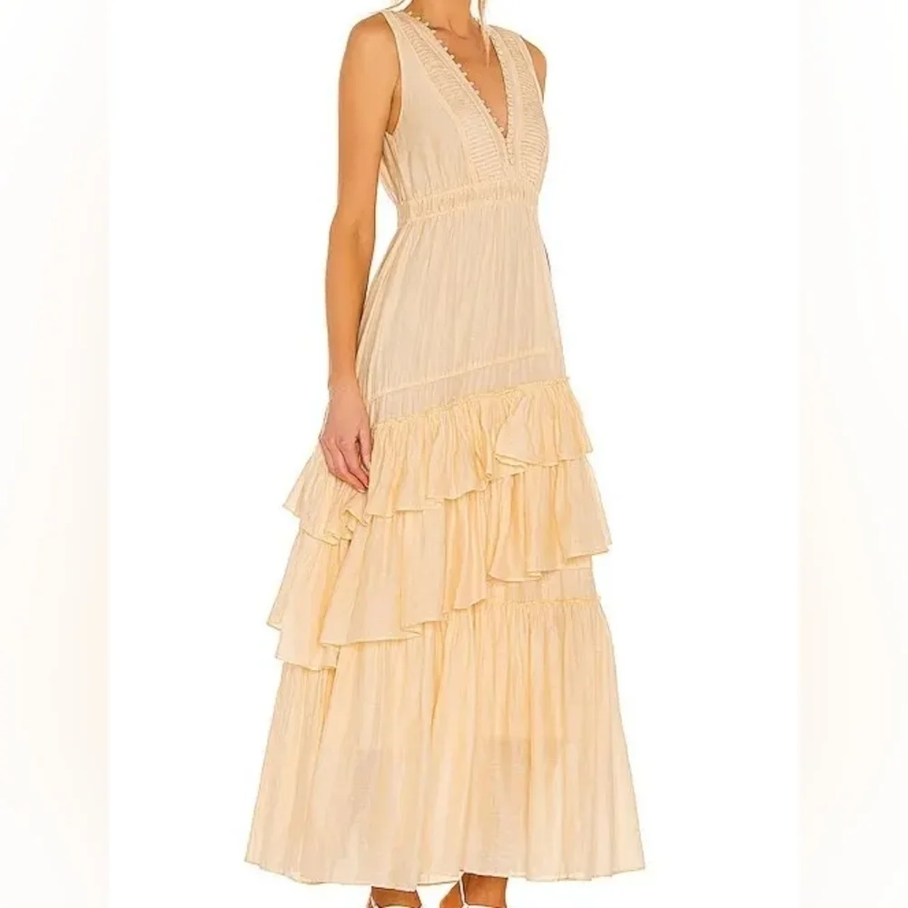 Loveshackfancy Jordie Dress Warm Sand NEW